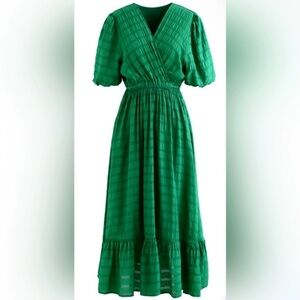 Lovely green holiday Dress
